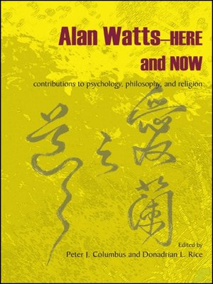 cover image of Alan Watts–Here and Now